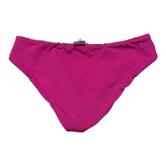 Becca by Rebecca Virtue Farah Reversible Hipster Bikini Bottoms Large Multi - Picture 9 of 10